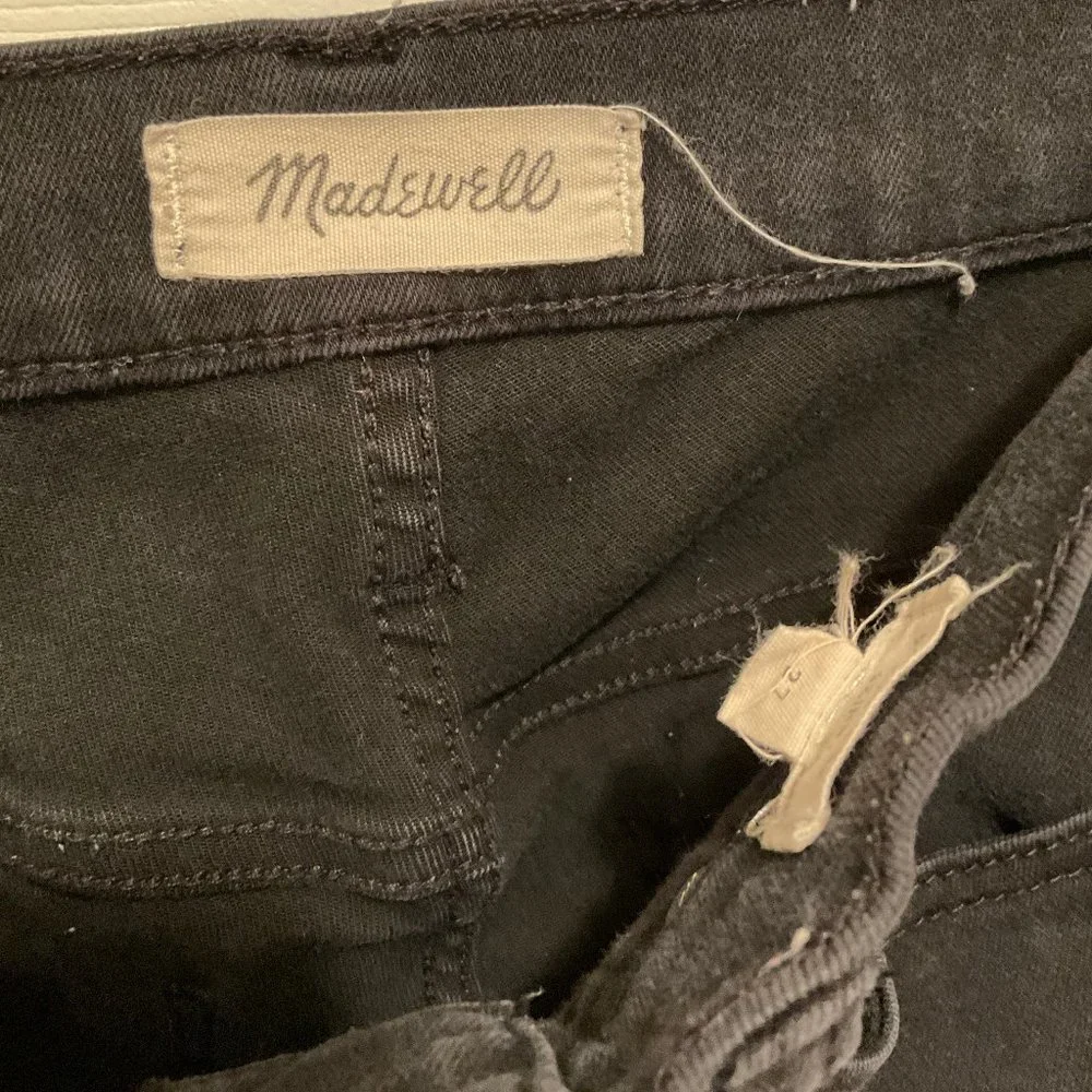 Madewell Jeans 27 Black 9